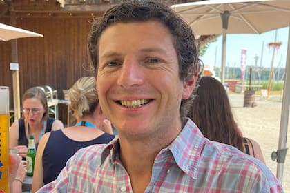 Hernán Testa es un apasionado por el lúpulo y se mudó a la Patagonia a cultivarlo