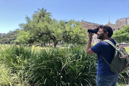 Hernández recorre todos los días un barrio distinto