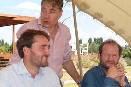 Hervé Birnie-Scott, Pierre Lurton y Lorenzo Pasquini