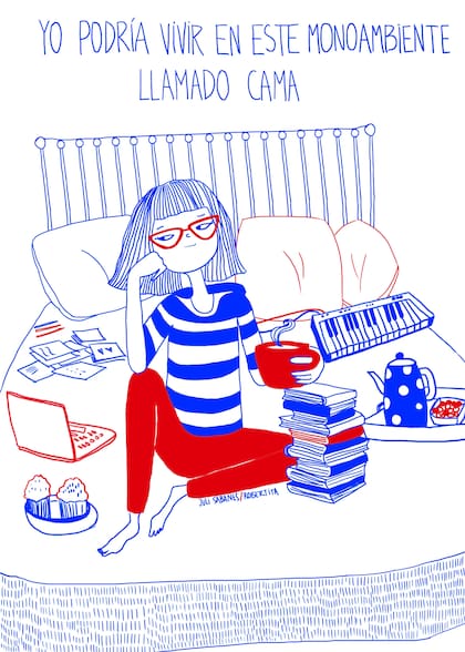 Hice Cualesquiera. Ilustración de Robertita. Texto de Julieta Sabanes