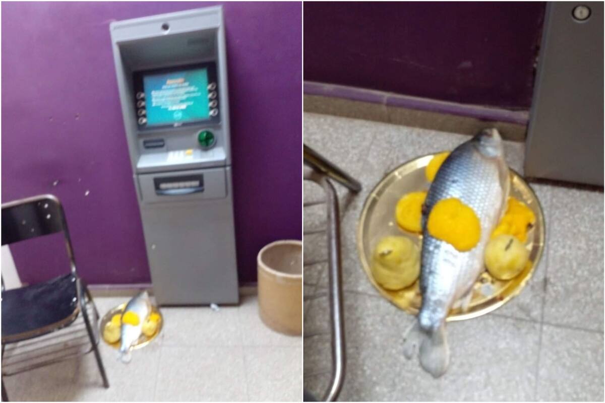 Hicieron un ritual para que le aprueben el bono de Anses (Foto: Instagram @catamarcauno)