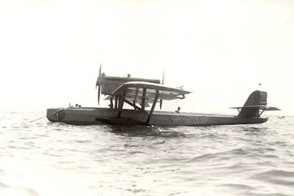 Hidroavión Dornier Wal, que formó parte del puente aéreo que trasaldó tropas españolas y armamentos de Ceuta a Algeciras