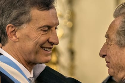 Mauricio y Franco Macri