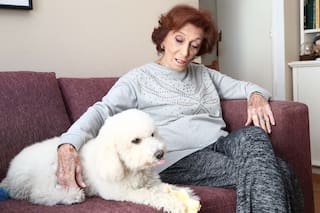 Tras vencer el Covid, Hilda Bernard festejó sus 100 años