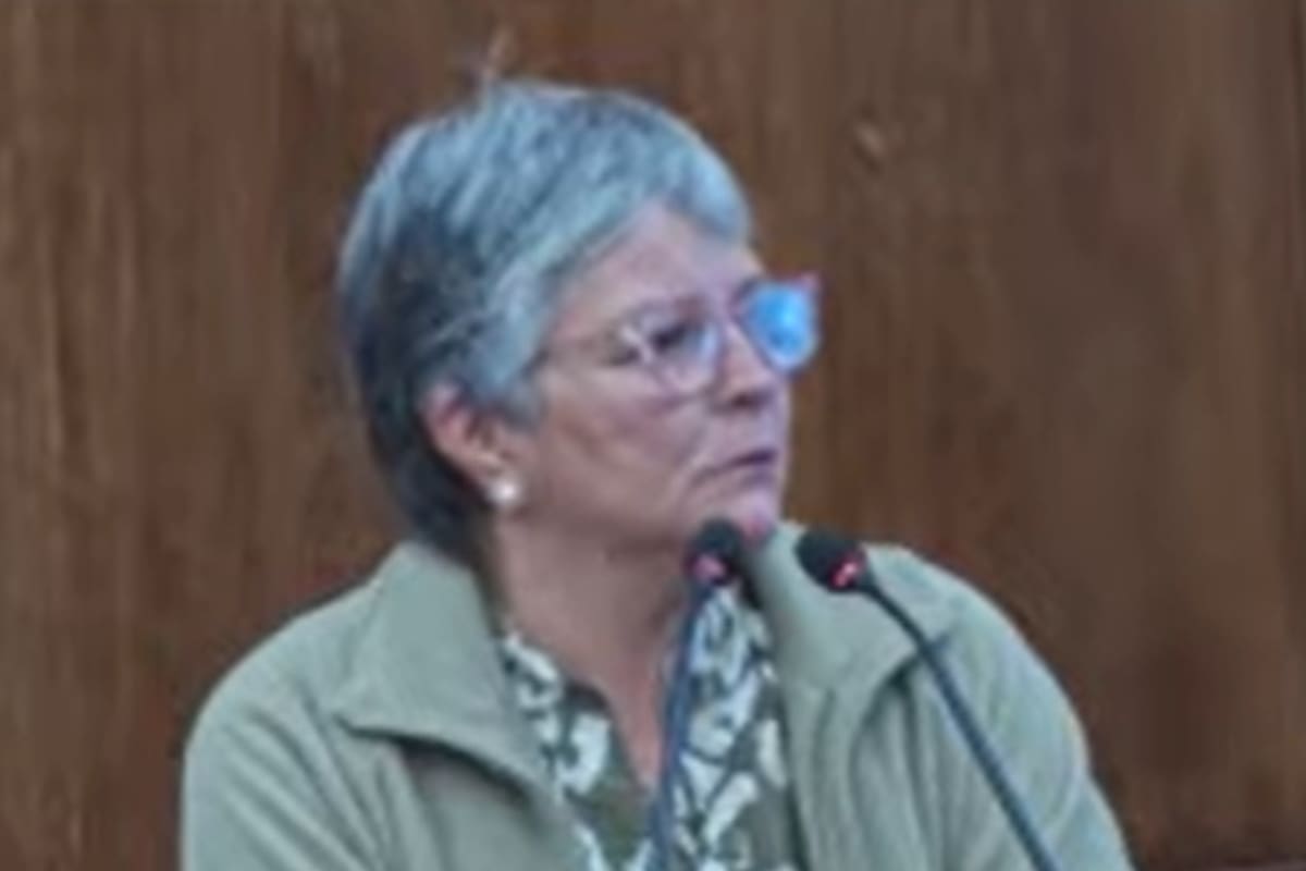 Hilda Horovitz, expareja de Centeno, durante su declaración en el juicio