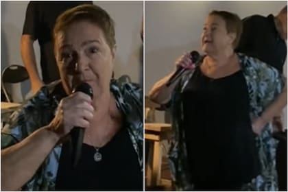 Hilde tiene 73 años y se volvió viral en las redes con su "Rap de Ciudad Evita" (Foto: Captura / TikTok @mazzucasmotel)