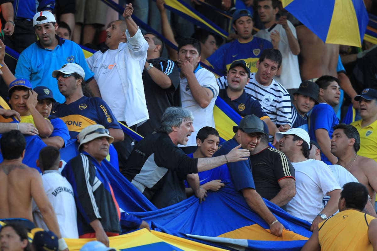 Hinchada de Boca Jrs.