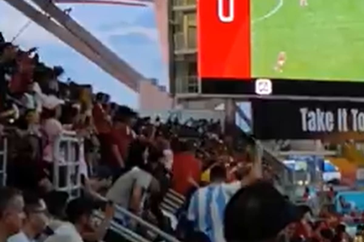 Hinchas de Boca en Inter Miami Al-Ahly