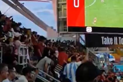 Hinchas de Boca en Inter Miami Al-Ahly