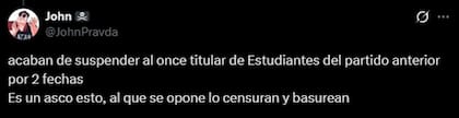 Hinchas de todos los clubes apoyaron a Estudiantes