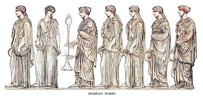 Hiparquia vivió como una filósofa cínica, lo cual rompía con el rol tradicional de las mujeres griegas y con la forma en que se vestían. Para los cínicos las mujeres eran iguales a los hombres