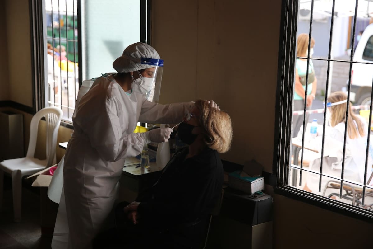 Hisopados gratuitos en Mar del Plata