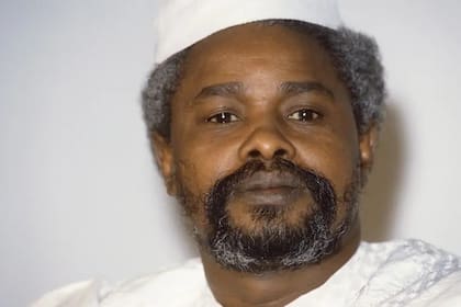 Hissène Habré en una foto de 1987.