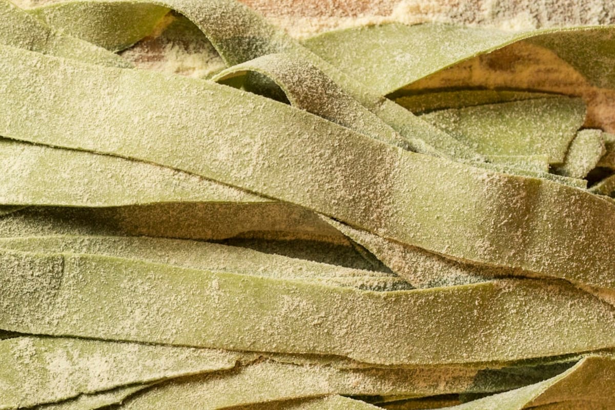 Cavatelli recién amasados, en Cucina Paradiso.