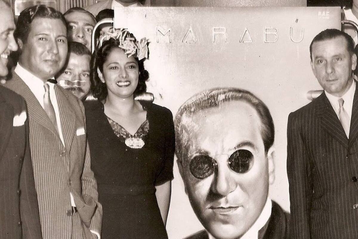 Anibal Troilo y Roberto Goyeneche en el Marabú