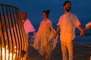 Ritual de la luna creciente: así fue la celebración más top de José Ignacio