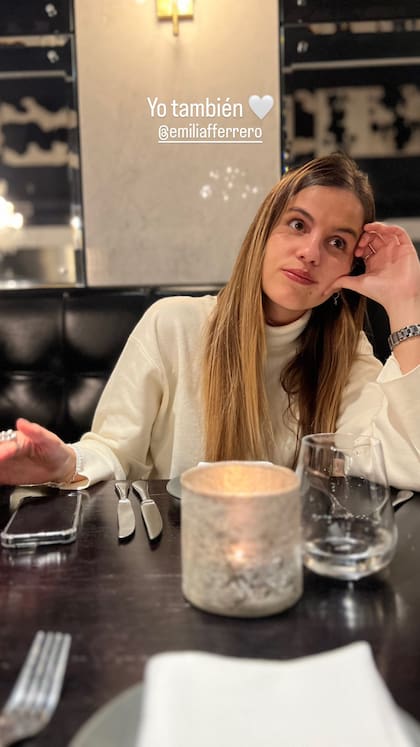 Historia que compartió Julián Álvarez en su cuenta personal de Instagram