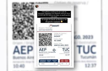 El pedido de Santiago Maratea a la aerolínea Jet Smart