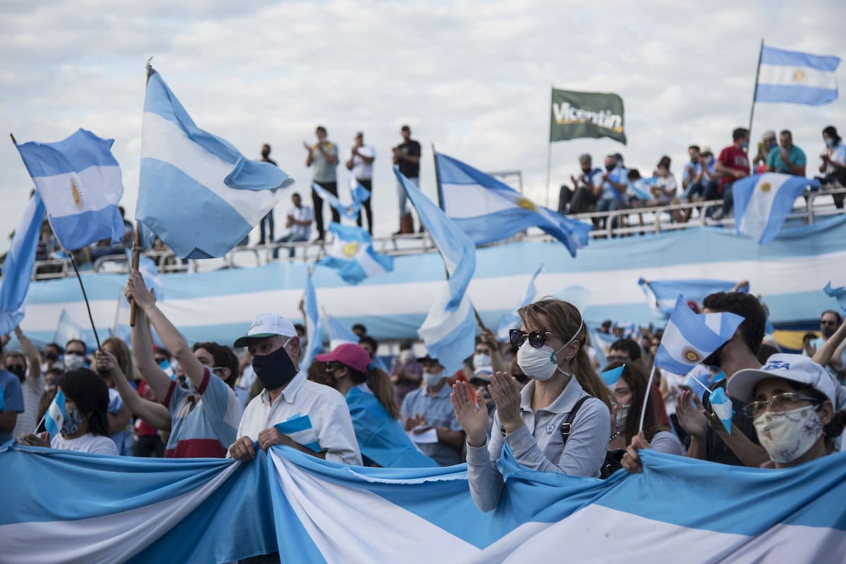 Histórica protesta en Avellaneda