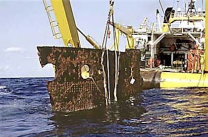 El fragmento del puente de primera del Titanic
