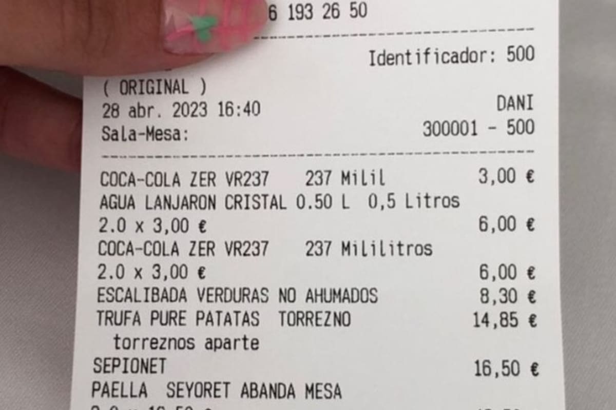 Hizo un pedido especial y un detalle en el ticket se volvió viral