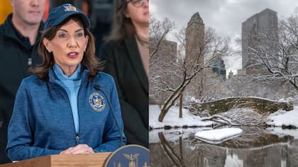 Hochul emitió alerta de nieve y lluvias en Nueva York, en medio de combinaciones climáticas que comienzan este miércoles 18 de febrero