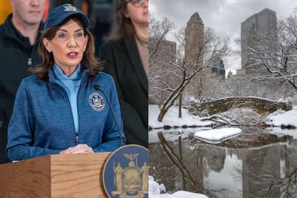 Hochul emitió alerta de nieve y lluvias en Nueva York, en medio de combinaciones climáticas que comienzan este miércoles 18 de febrero