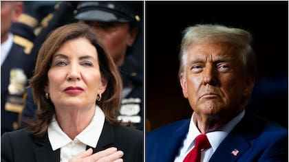 Hochul reaccionó a los dichos de Donald Trump en su discurso