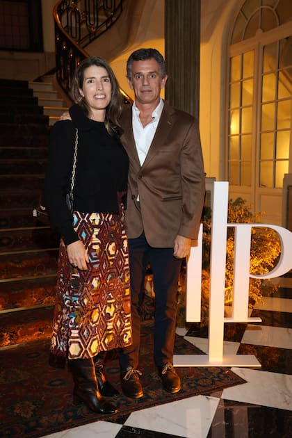 Luis Ortiz Basualdo y su mujer Angie Braun