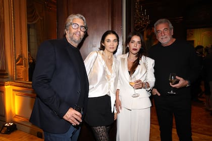 Germán Geller, Yanina Solnicki, Romina Pigretti y Daniel Awada