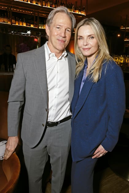 En marzo pasado junto a su marido, el productor ejecutivo David Kelley, en la avant première de Margo’s Got Money Troubles