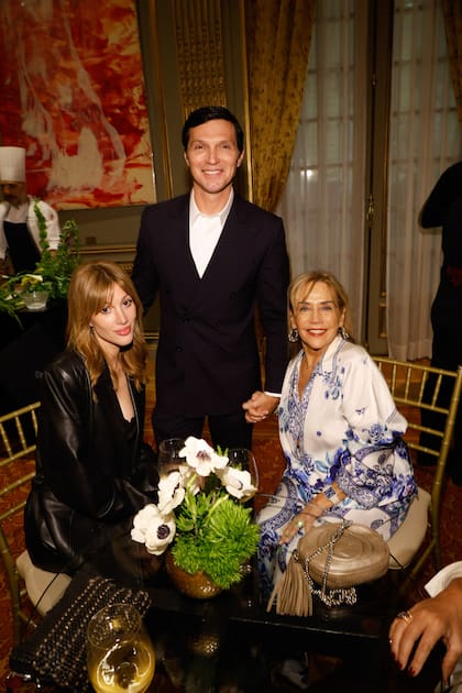 María Campos, Facundo Garayalde y Marcela Tinayre
