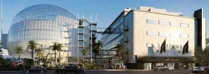 Una vista del museo, diseñado por Renzo Piano, que abrirá el jueves al público en Los Ángeles