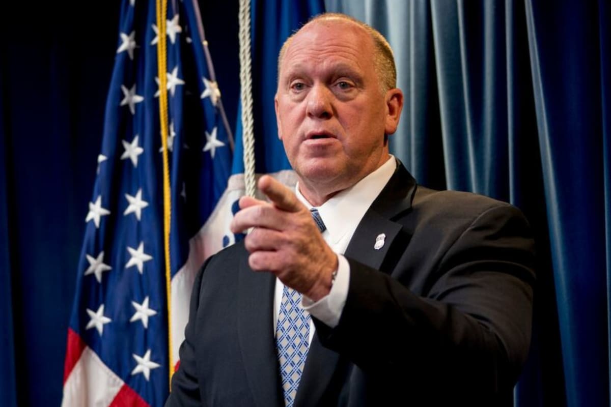 Homan sostuvo que formar una familia con ciudadanía estadounidense no impide una deportación