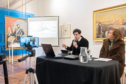 Homenaje a Mitre con la disertación “Franklin y Mitre. Tipógrafos de la libertad”, a cargo del Lic. Mario Ezequiel Pérez, responsable del Área de documentación y colecciones del Museo, y Gabriela Mirande Lamedica, directora.