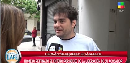 Homero Pettinato rompió el silencio tras la liberación de su acosador (Foto: Captura TV)