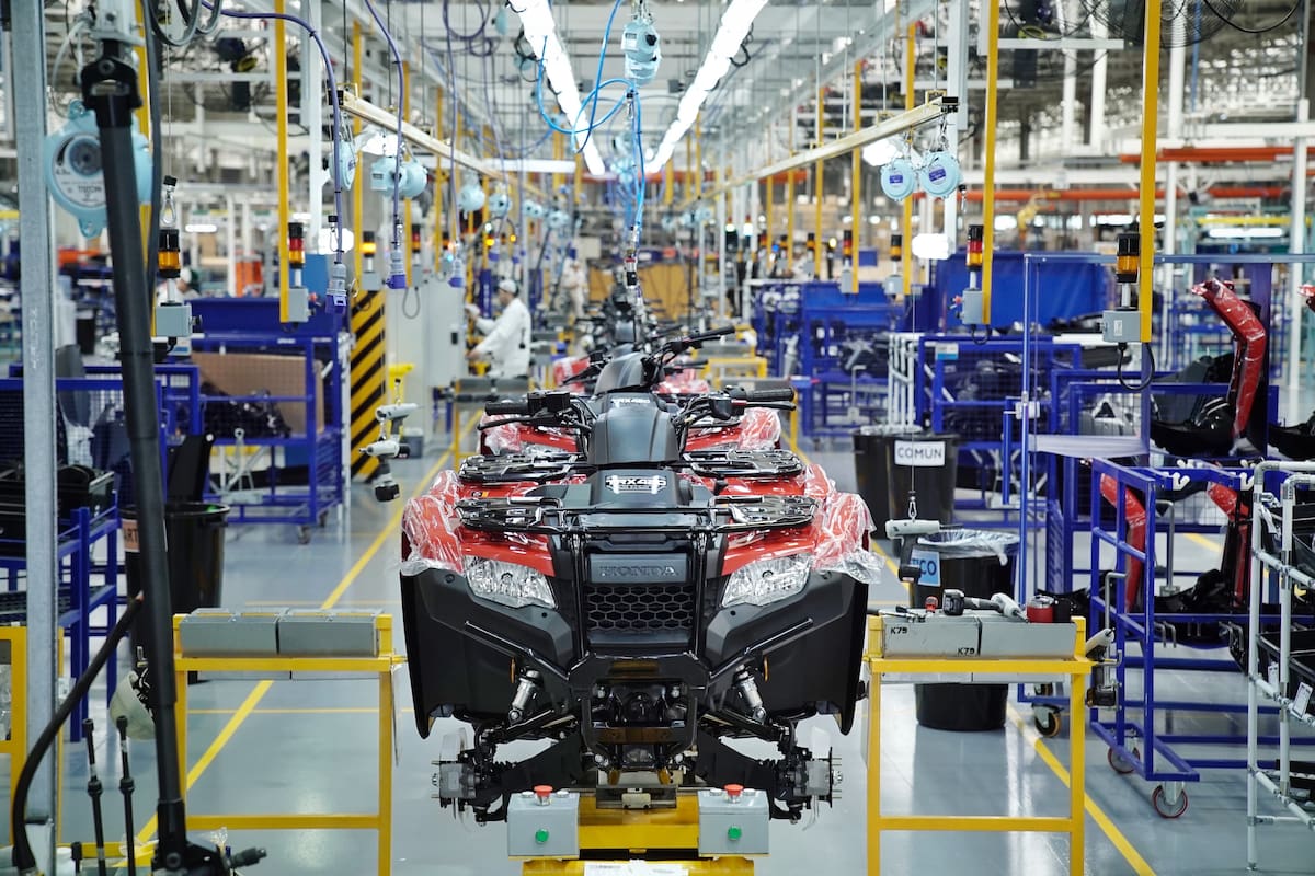 Honda Argentina comenzó la fabricación del modelo TRX420FM en su planta de Campana, provincia de Buenos Aires