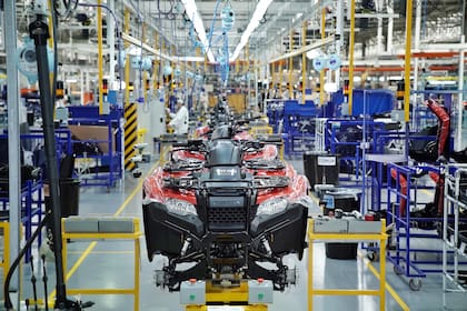 Honda Argentina comenzó la fabricación del modelo TRX420FM en su planta de Campana, provincia de Buenos Aires