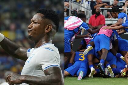 Honduras y Curazo se juegan el pase a la siguiente fase Foto: @GoldCup / @FFH_Honduras