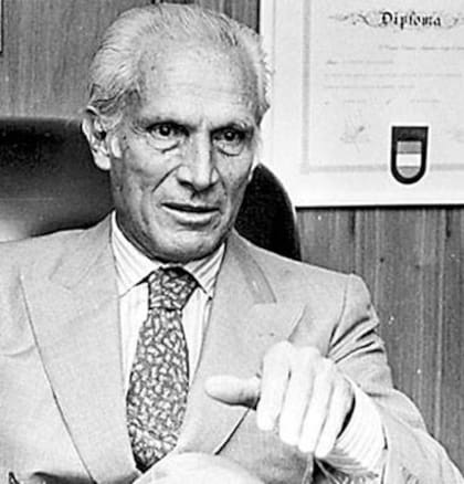 Horacio Billoch Caride, presidente del Buenos Aires Lawn Tennis Club durante 35 años: la tribuna del court central lleva su nombre