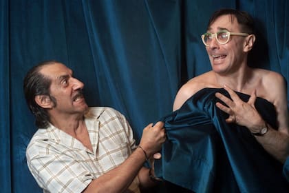 Horacio Fontova junto a Jean Francois Casanovas.