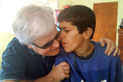 Horacio Joffre Galibert junto a su hijo Ignacio