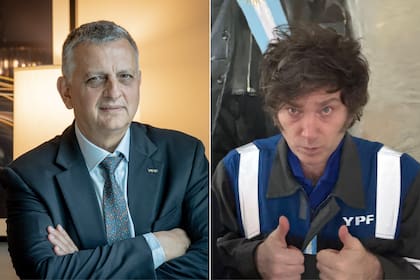 Horacio Marín elogió que Milei use el mameluco de YPF