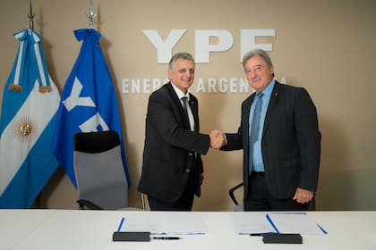 Horacio Marín junto a Daniel Herrero.