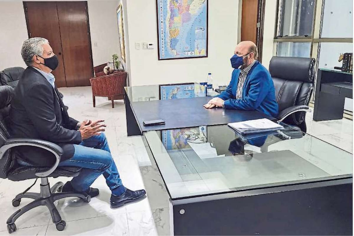 Horacio Pietragalla se reunió ayer con el gobernador Gildo Insfrán