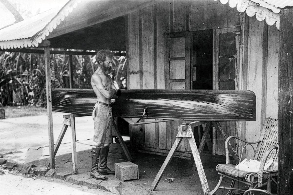 Horacio Quiroga construyó su casa y también una chalana a la que bautizó La Gaviota.