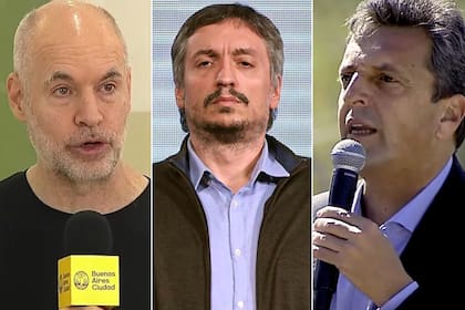 Horacio Rodrígez Larreta, Máximo Kirchner Y Sergio Massa