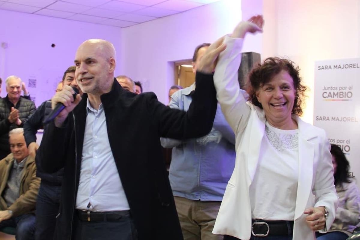 Horacio Rodríguez Larreta acompañó a la candidata Sara Majorel en Marcos Juárez durante la campaña