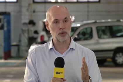 Horacio Rodríguez Larreta anuncia un proyecto para hacer más eficiente la vtv.