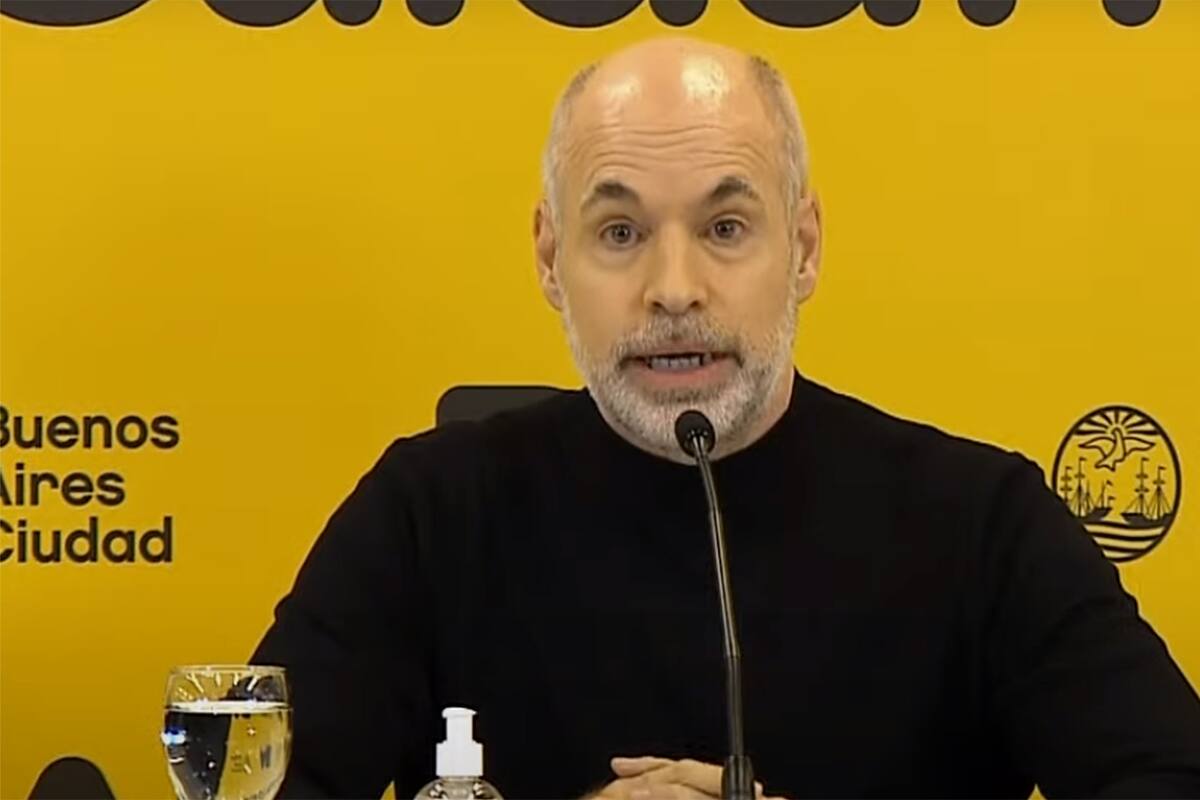 Horacio Rodríguez Larreta anunció una flexibilización de las restricciones en la ciudad de Buenos Aires